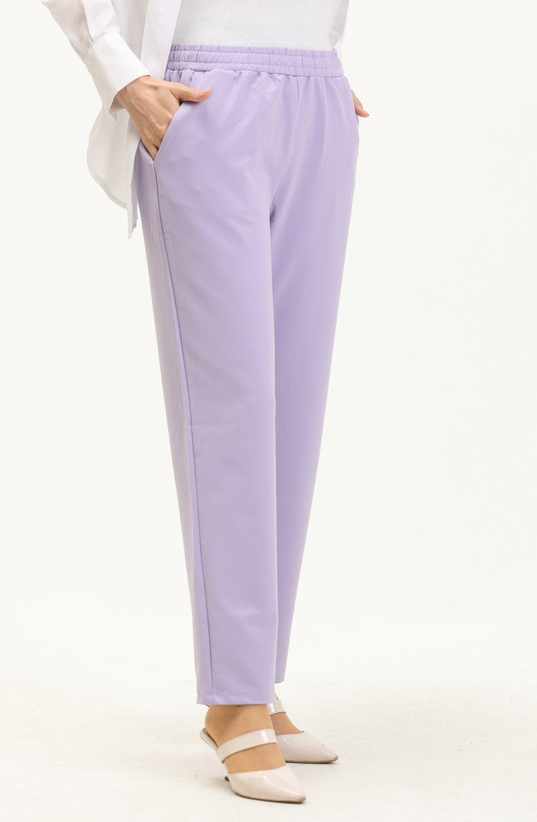 Pocketed Straight Leg Trousers 