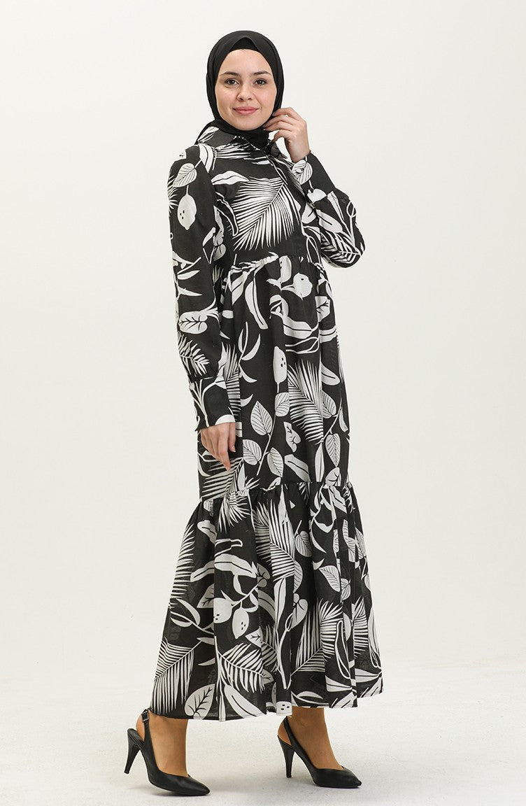 Terry Cotton Printed Dress 