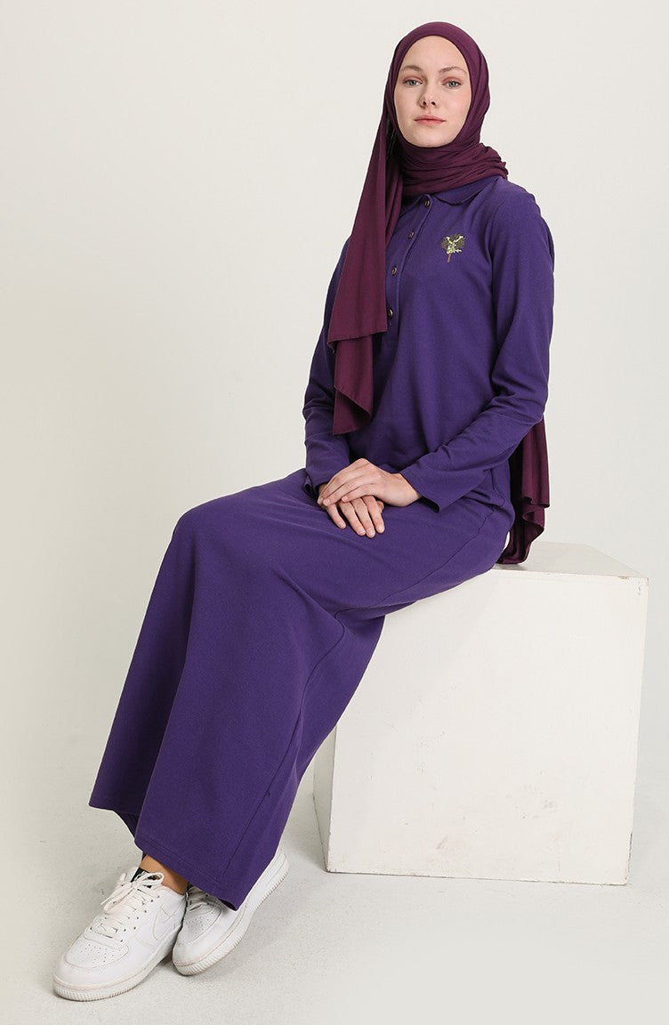 Purple Hijab Dress