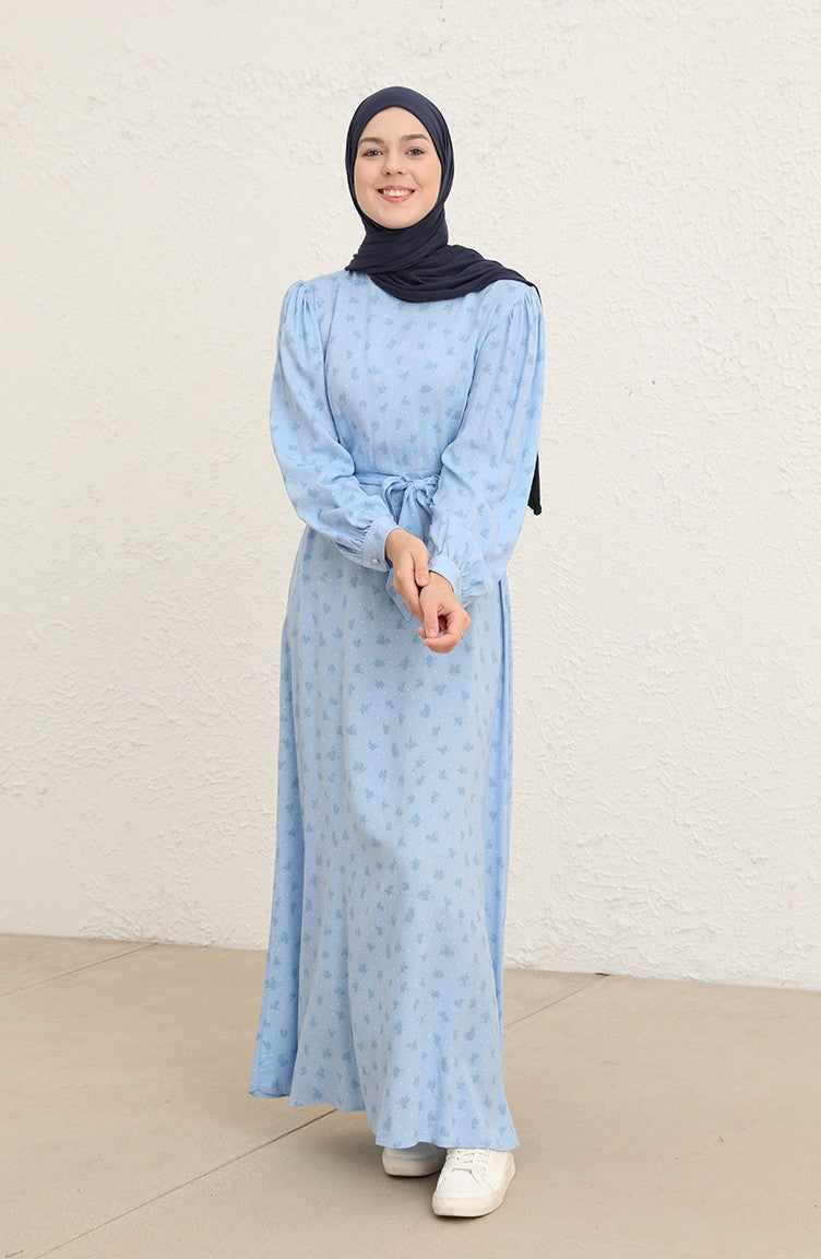 Blue Hijab Dress